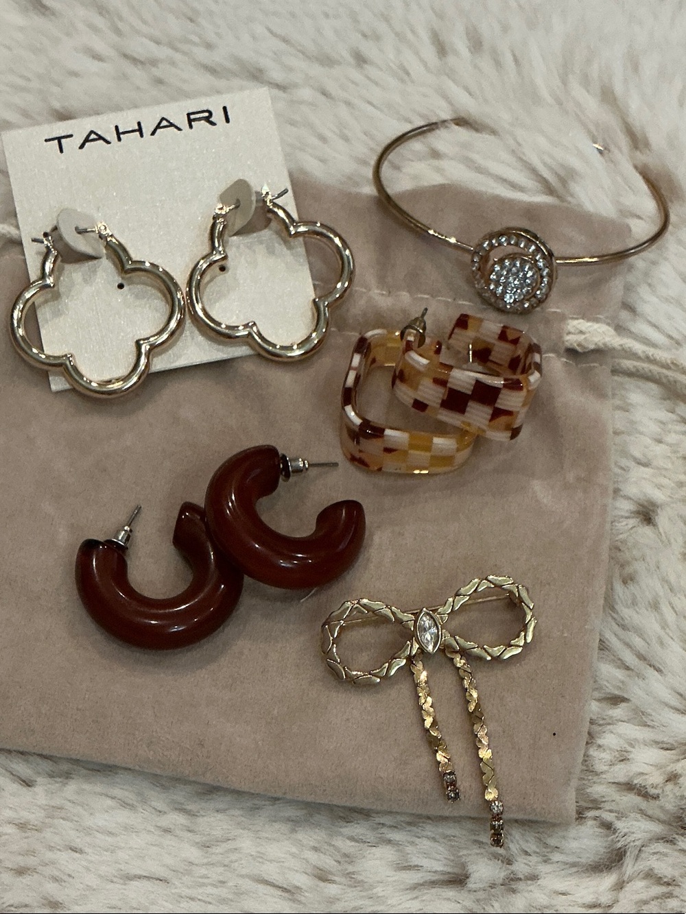 Assortment of Jewerly, With New Tahari Earrings